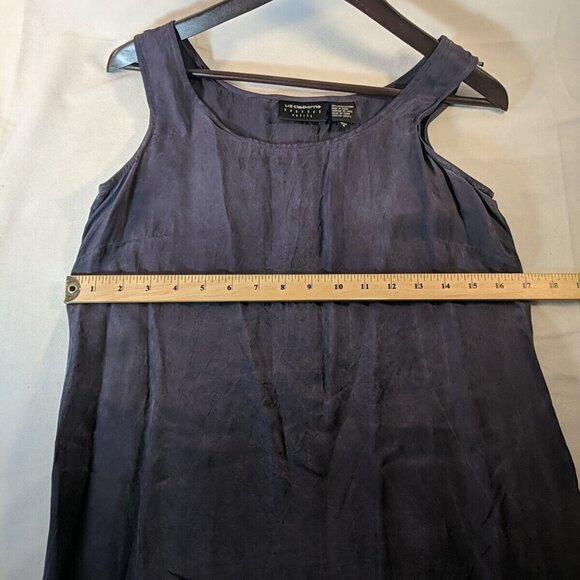 Liz Claiborne Purple Maxi Dress Tank Sleeveless Petite 6 6P Long - Picture 7 of 11